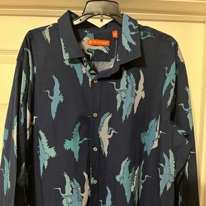 Tori Richard Long sleeve Men’s shirt. XL. Navy